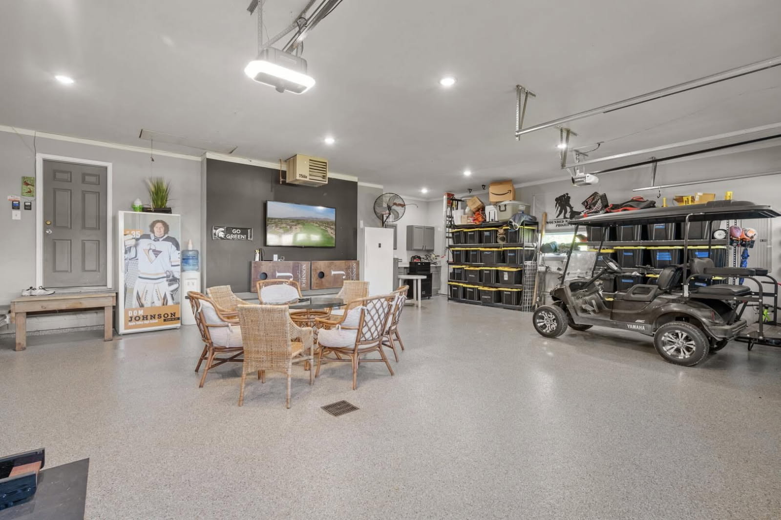 Basement floor coating — sealed, finished, and ready for use